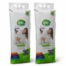 Kit 2 Tapete Higiênico Bio Pads 80x60cm 60un Alta Absorção