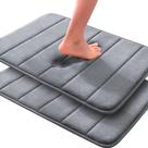 Kit 2 Tapetes Banheiro Antiderrapante Macio Absorvente 60x40