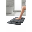 Kit 2 Tapetes Banheiro Super Soft Antiderrapante 60x40 Cinza