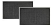 Kit 2 Tapetes Capacho com Borda Fenice 89x59 Uzoo Kit 2 Tapetes Capacho com Borda Fenice 89x59 Uzoo