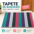 Kit 2 Tapetes De Banheiro Atoalhado Listrado Piso Luxo Atoalhado 100% Algodão Premium 40x60cm Kit 2 Tapetes De Banheiro Atoalhado Listrado Piso Luxo Atoalhado 100% Algodão Premium 40x60cm