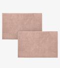Kit 2 Tapetes Pipoca Bolinha Toque Macio Rovitex Home Rosa