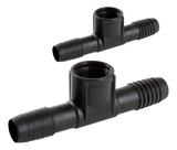 Kit 2 Te Interno Triplo Preto Dr 3/4" Plastilit