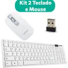 Kit 2 Teclado E Mouse Sem Fio Wireless Usb Pc Notebook