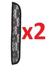 Kit 2 Telas Base Renda Preta 28cm P/ Confecção De Aplique