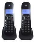 Kit 2 Telefone Ramal Sem Fio Digital Motorola - Moto700-mrd2