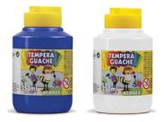 Kit 2 TEMPERA GUACHE Acrilex - 250ml - AZUL e BRANCO - 02025559 / 02025519 Kit 2 TEMPERA GUACHE Acrilex - 250ml - AZUL e BRANCO - 02025559 / 02025519
