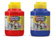 Kit 2 TEMPERA GUACHE Acrilex - 250ml - VERMELHO e AZUL - 020250507/ 020250559 Kit 2 TEMPERA GUACHE Acrilex - 250ml - VERMELHO e AZUL - 020250507/ 020250559