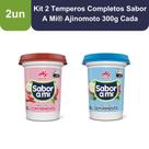Kit 2 Temperos Completos Sabor A Mi Ajinomoto 300g Cada Com Pimenta e Sem Pimenta