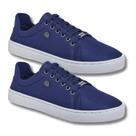 Kit 2 Tênis Casual Masculino Slim Estiloso Super Confortável Kit 2 Tênis Casual Masculino Slim Estiloso Super Confortável