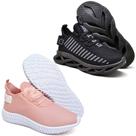Kit 2 Tênis Feminino Evoltenn Easy Modelos Diferentes CINZA/NUDE Kit 2 Tênis Feminino Evoltenn Easy Modelos Diferentes CINZA/NUDE