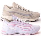 Kit 2 Tenis Feminino Street Confortavel Chunky Dia A Dia