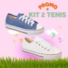 KIT 2 TÊNIS INFANTIL PROMOÇÃO - Conforto e Estilo para Crianças KIT 2 TÊNIS INFANTIL PROMOÇÃO - Conforto e Estilo para Crianças