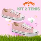 KIT 2 TÊNIS INFANTIL PROMOÇÃO - Conforto e Estilo para Crianças KIT 2 TÊNIS INFANTIL PROMOÇÃO - Conforto e Estilo para Crianças
