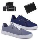 Kit 2 Tênis Masculino Casual Confort + Cinto + Carteira Social