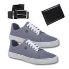 Kit 2 Tênis Masculino Casual Slim + Cinto + Carteira Social
