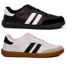 kit 2 Tenis masculino feminino casual tons neutros retrô clássico original confortável urbano social