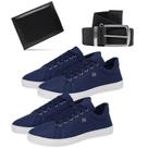 Kit 2 Tênis Masculino Slim + Cinto + Carteira Social