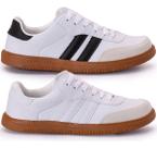Kit 2 Tenis Retrô Feminino Masculino Sapatenis Casual Leve Moderno Dia a Dia Original Confortavel Un