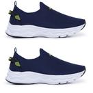 Kit 2 Tênis Slip On Meia Masculino Macio Leve Caminhada