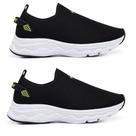 Kit 2 Tênis Slip On Meia Masculino Macio Leve Caminhada