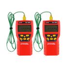 Kit 2 Termômetro Digital Sensor Tipo K Superfícies Gases Líquidos Datalogger Hold Máx Mín Th-1600 Portátil Instrutherm