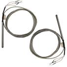 Kit 2 termopar pt100 3 fios haste 6x100mm cabo 2mt wje