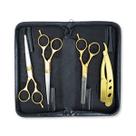 Kit 2 Tesoura Fio Navalha + 1 Tesoura Desbaste + 1 Navalhete Cabeleireiro Barbearia Corte Cabelo Kit 2 Tesoura Fio Navalha + 1 Tesoura Desbaste + 1 Navalhete Cabeleireiro Barbearia Corte Cabelo
