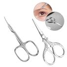 Kit 2 Tesoura Pequena Aço Manicure Profissional Curva Reta Higiene Pessoal Kit 2 Tesoura Pequena Aço Manicure Profissional Curva Reta Higiene Pessoal
