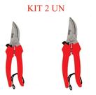 KIT 2 Tesoura Poda Profissional Jardinagem Galhos