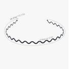 KIT 2 Tiaras de Ferro Arco Diadema Masculina Metal Arquinho Ondinhas MODELOS:04B-03