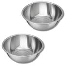 Kit 2 Tigela Bacia Bowl De Inox Médio Redondo 37cm 7 Litros Cozinha Uny Home