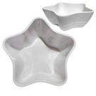 Kit 2 Tigelas Bowl Melamina Estrela Branca 900Ml