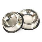 Kit 2 Tigelas Comedouros Inox Antiderrapante para Cães e Gatos Resistente, Higiênico e Fácil de Lim Kit 2 Tigelas Comedouros Inox Antiderrapante para Cães e Gatos Resistente, Higiênico e Fácil de Lim