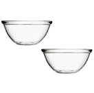 Kit 2 Tigelas Cumbuca Bowl Redonda Vidro 4L S/ Tampa Nadir