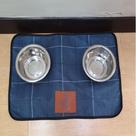 Kit 2 Tigelas Inox Bebedouro Comedouro Caes e Gatos Jogo Americano - Chalesco