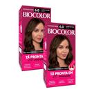 Kit 2 Tinta de Cabelo Biocolor Mini Kit Louro Escuro Clássico 6.0