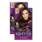 Kit 2 Tinta de Cabelo Koleston Castanho Escuro 30