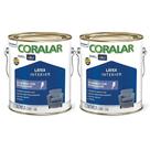 Kit 2 Tinta Latex Fosco 3,6L Coral Economico Parede Anti Mofo Baixo Odor Interiores Concreto Gesso