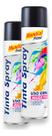 Kit 2 Tinta Spray 400ml Mundial Prime Ug Preto Brilhante Kit 2 Tinta Spray 400ml Mundial Prime Ug Preto Brilhante