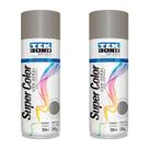 Kit 2 Tinta Spray Uso Geral 350ml Platina Tekbond