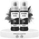 Kit 2 Tintas T555 Fotográfica Preta Pb Original Epson L8180 L8160 Kit 2 Tintas T555 Fotográfica Preta Pb Original Epson L8180 L8160