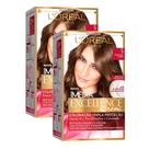 Kit 2 Tintura Creme Imédia Excellence L'oréal Castanho Claro 5 Kit Kit 2 Tintura Creme Imédia Excellence L'oréal Castanho Claro 5 Kit
