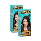 Kit 2 Tintura Creme Maxton Castanho Claro 5.0 Kit 2 Tintura Creme Maxton Castanho Claro 5.0