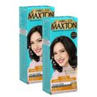 Kit 2 Tintura Creme Maxton Castanho Escuro 3.0 Kit 2 Tintura Creme Maxton Castanho Escuro 3.0