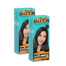 Kit 2 Tintura Creme Maxton Castanho Natural 4.0 Kit 2 Tintura Creme Maxton Castanho Natural 4.0