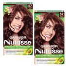 Kit 2 Tintura Creme Nutrisse Garnier Chocolate Puro 57 kit