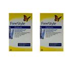 Kit 2 Tira Reagente para Glicose 50 Unidades FreeStyle Optium Kit 2 Tira Reagente para Glicose 50 Unidades FreeStyle Optium