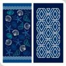 Kit 2 Toalha De Banho Praia Piscina Aveludada Macia 70 x 140m Estampada Lepper