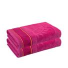 Kit 2 Toalha Praia Gigante Piscina Verão Beach 78x150 Appel Cor:Summer Vibes - Pink Verão